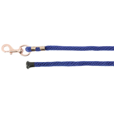 Halstertouw Equithème Soft rose gold Blauw