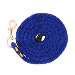 Halstertouw Equithème Soft rose gold Blauw