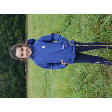 Softshell Equi-Kids Amandine Marineblauw