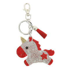 Sleutelhanger Equi-Kids Baby eenhoorn Ster Rood Sleutelhanger Equi-Kids Baby eenhoorn Ster Rood