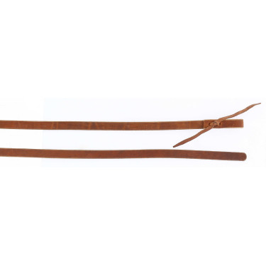 Rênes Westride by Franck Perret lestées cuir lisse Noisette Marron