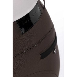 Pantalon Equithème Safir Marron / noir