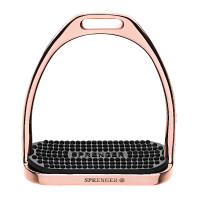 Étriers Sprenger semelles caoutchouc Rose gold