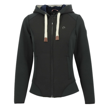 Gewatteerd bodywarmer Equithème Phoebe Zwart