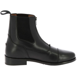 Boots Equithème Dauville à zip Noir