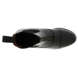 Boots Equithème Dauville à zip Noir