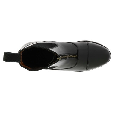 Boots Equithème Dauville à zip Noir