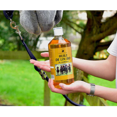 Huile de lin bio du Maréchal Huile de lin bio du Maréchal