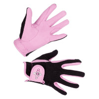 Paardrijhandschoenen Lilli Covalliero Zwart / roze Paardrijhandschoenen Lilli Covalliero Zwart / roze