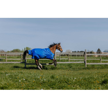 Couverture Equithème Tyrex 1200D Aisance Bleu / noir