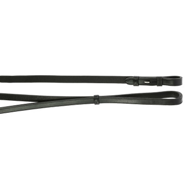 Rênes de bride Eric Thomas Elite 13 mm Noir