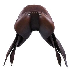 Selle mixte Eric Thomas Élite grainée Havane Marron