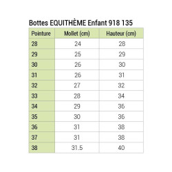 Bottes Equithème Enfant Noir Bottes Equithème Enfant Noir