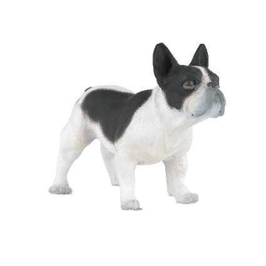 Zwart-witte Franse Bulldog figuur Papo