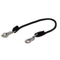 Longe d'attache en caoutchouc Covalliero Noir Longe d'attache en caoutchouc Covalliero Noir
