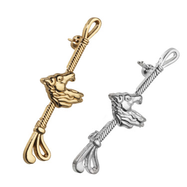 Épingle à cravate tête de cheval Argenté Épingle à cravate tête de cheval Argenté