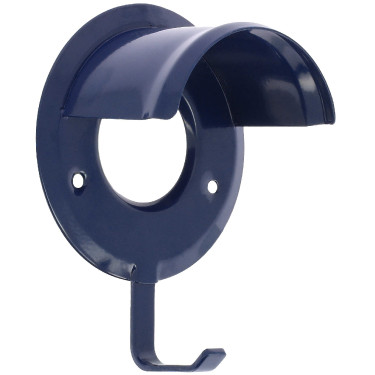 Kunststof beklede teugelhouder Marine Marineblauw Kunststof beklede teugelhouder Marine Marineblauw