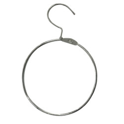 Anneau de présentation avec crochet fixe