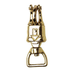 Mousqueton de panique laitonné Mousqueton de panique laitonné