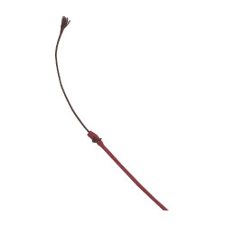 Cravache de dressage Whip & Go poignée plastique Bordeaux