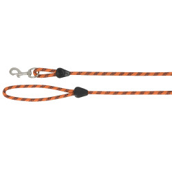 Touwlijn met handvat Marine / oranje Blauw
