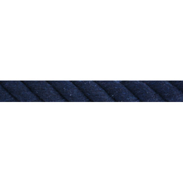 Gevlochten katoenen longeerlijn Marineblauw