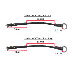 Montants de releveur cuir/corde Eric Thomas Pro Noir