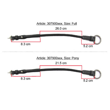 Montants de releveur cuir/corde Eric Thomas Pro Noir