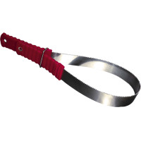 RVS zweetmes glad/gekarteld blad