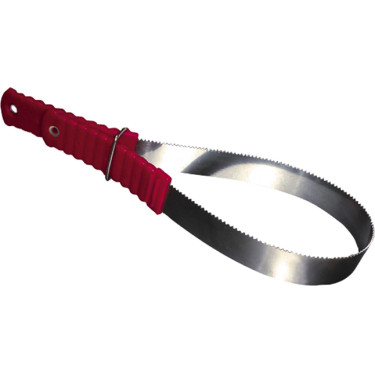 RVS zweetmes glad/gekarteld blad