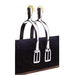 Feeling Prince of Wales sporen van roestvrij staal met glad wiel