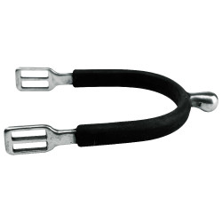 Eperons Feeling Polo inox gainé caoutchouc