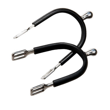 Feeling Polo roestvrijstalen sporen met rubber omhuld