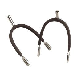 RVS sporen Feeling Prince de Galles met rubber omhuld