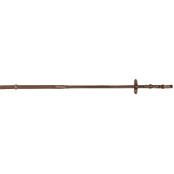 Rênes caoutchouc soft Eric Thomas Pro Havane Marron