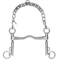 Mors Saumur Feeling met korte takken roestvrij staal satijn Mors Saumur Feeling met korte takken roestvrij staal satijn