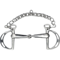 Spaans bit Feeling gebroken met roestvrijstalen satijnen scharen