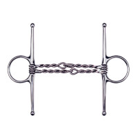 Mors aiguille Feeling double embouchure torsadée