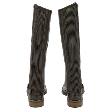 Mini-chaps Equithème cuir Marron