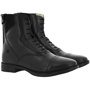 Boots Equithème Confort extrême à lacets Noir