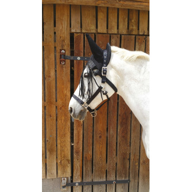 Licht vliegmasker met franjes Riding World