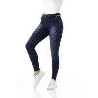 Jeans dames Equithème Texas Blauw denim