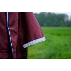 Equithème Tyrex 1200 D deken Marine / bordeaux Blauw