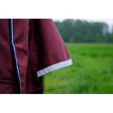 Equithème Tyrex 1200 D deken Marine / bordeaux Blauw