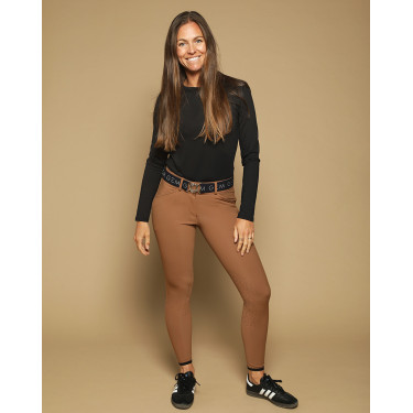 Pantalon GEM John Full grip Café Marron