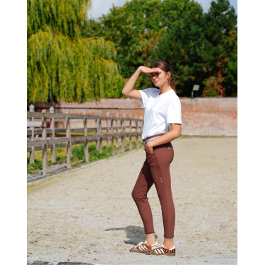 Pantalon GEM Cooper femme Chocolat Marron