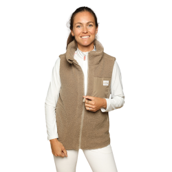 Dames bodywarmer On GEM zonder mouwen Kastanje Bruin Dames bodywarmer On GEM zonder mouwen Kastanje Bruin