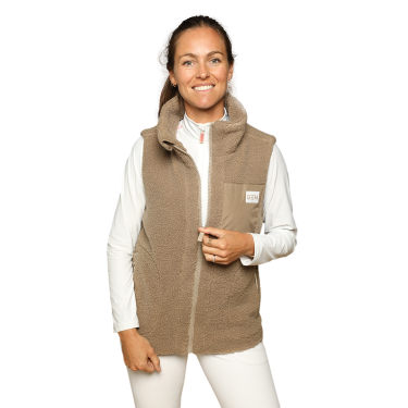 Dames bodywarmer On GEM zonder mouwen Kastanje Bruin Dames bodywarmer On GEM zonder mouwen Kastanje Bruin