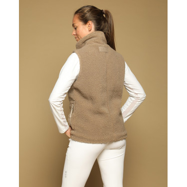 Veste On GEM sans manches femme Châtaigne Marron