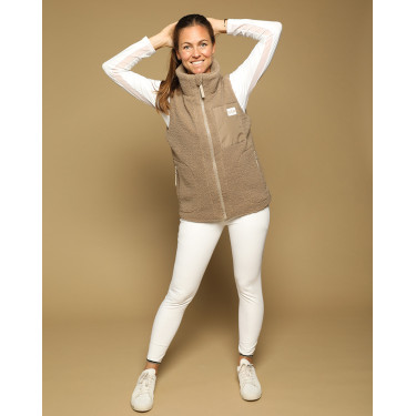 Dames bodywarmer On GEM zonder mouwen Kastanje Bruin Dames bodywarmer On GEM zonder mouwen Kastanje Bruin